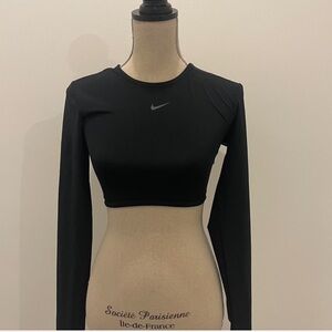 Nike Pro Long Sleeve Crop Top